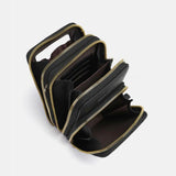 Multi-Compartment Phone Purse With Clear Window