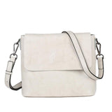 Oil wax leather handbag