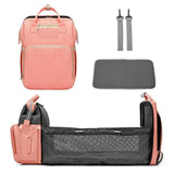 MULTI-FUNCTIONAL FASHION PORTABLE FOLDING CRIB BABY DIAPER BAG