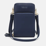Multi-Compartment Phone Purse With Clear Window