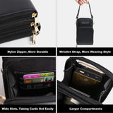 Multi-Compartment Phone Purse With Clear Window