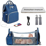 MULTI-FUNCTIONAL FASHION PORTABLE FOLDING CRIB BABY DIAPER BAG