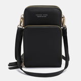 Multi-Compartment Phone Purse With Clear Window