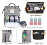 MULTI-FUNCTIONAL FASHION PORTABLE FOLDING CRIB BABY DIAPER BAG