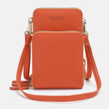 Multi-Compartment Phone Purse With Clear Window