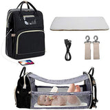 MULTI-FUNCTIONAL FASHION PORTABLE FOLDING CRIB BABY DIAPER BAG
