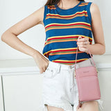 Multi-Compartment Phone Purse With Clear Window