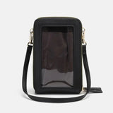 Multi-Compartment Phone Purse With Clear Window