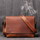 Retro Simple Men's Crossbody Messenger Bag